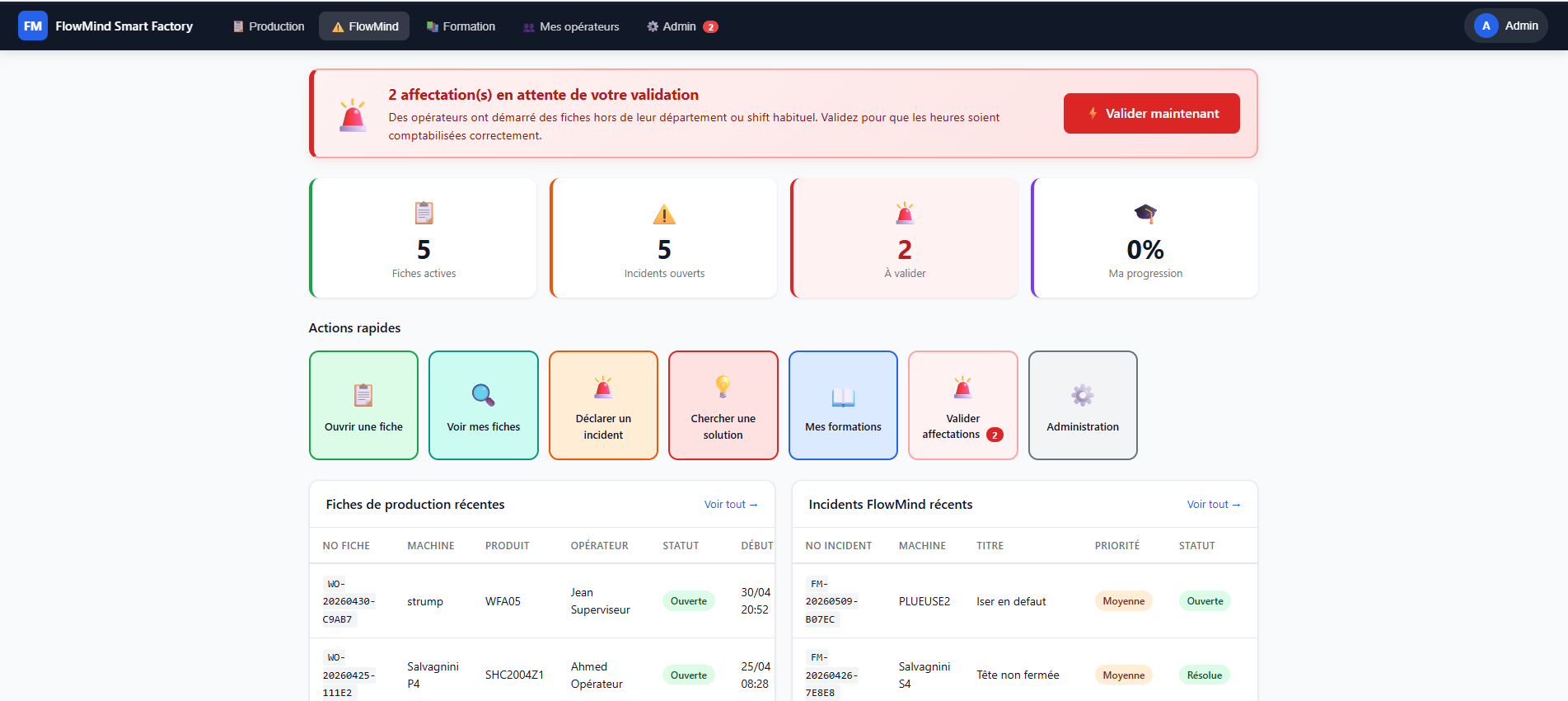 FlowMind Factory : de l'incident à la connaissance, de la connaissance à la performance.